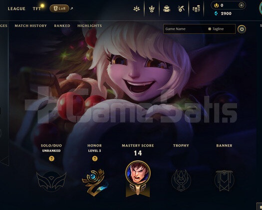 EUW Unranked | 2 Kostüm - 40 Hero | LoL Hesap