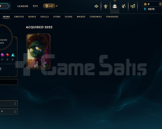 EUW Unranked | 1 Kostüm - 24 Hero | LoL Hesap
