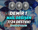 TR - MAİL DEĞİŞEN - DEMİR 1  - ULTRA DÜŞÜK MMR!