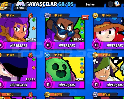 BRAWL STARS 17K KUPA DOPDOLU