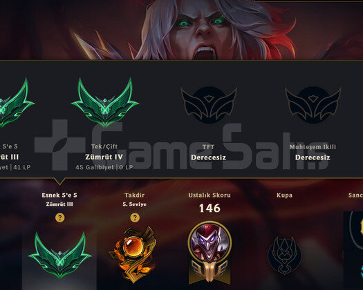 TR EMRLD 4 3 MAİL DEĞİŞEN 28 SKIN 92 HERO 20K ÖZ