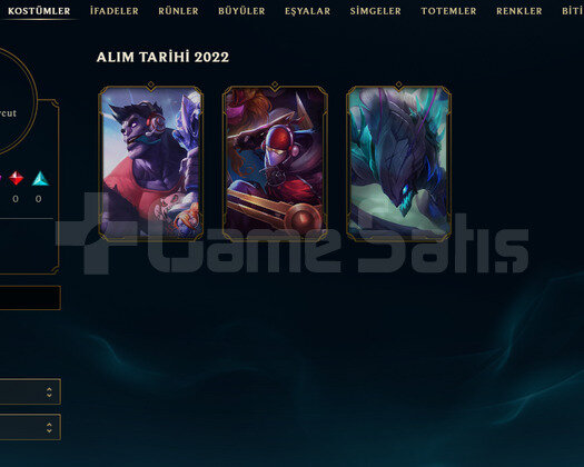 TR Unranked | 3 Kostüm - 22 Hero | LoL