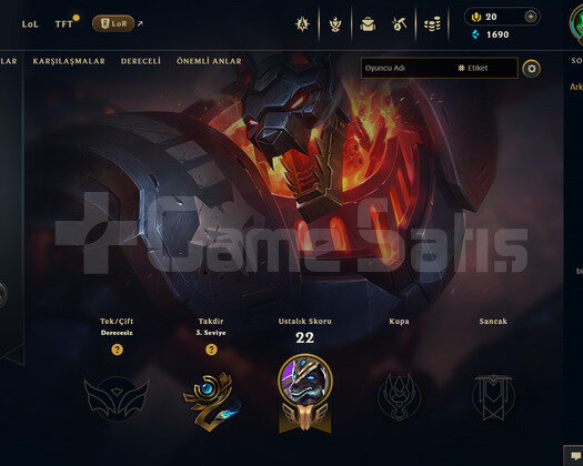 TR Unranked | 9 Kostüm - 23 Hero | LoL