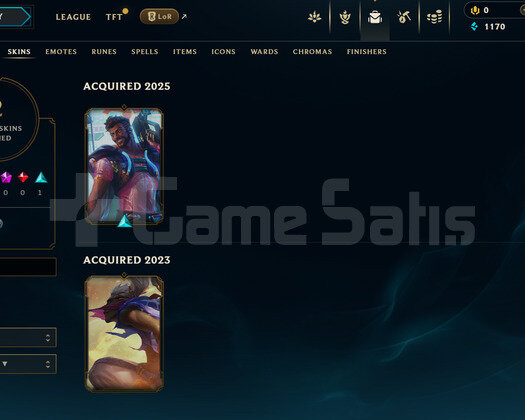 EUW Unranked | 2 Kostüm - 41 Hero | LoL Hesap