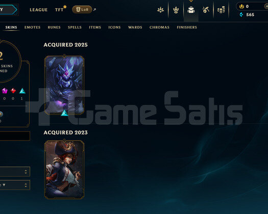 EUW Unranked | 3 Kostüm - 33 Hero | LoL Hesap