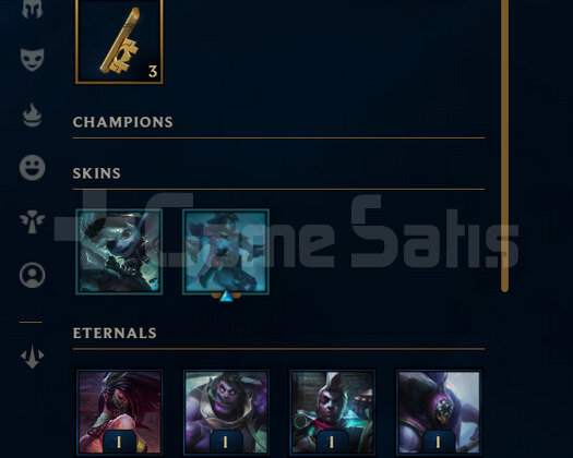 EUW Unranked | 3 Kostüm - 33 Hero | LoL Hesap