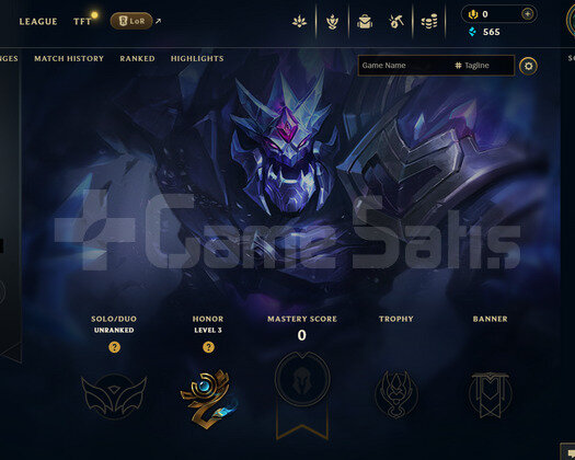 EUW Unranked | 3 Kostüm - 33 Hero | LoL Hesap