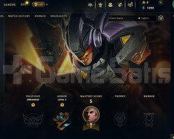 EUW Unranked | 3 Kostüm - 26 Hero | LoL Hesap
