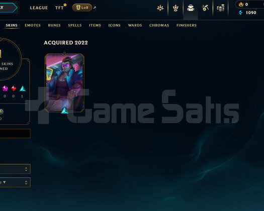 EUW Unranked | 1 Kostüm - 22 Hero | LoL Hesap