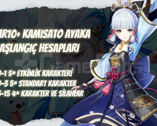 EU | MR10+ Kamisato Ayaka - Başlangıç Hesapları