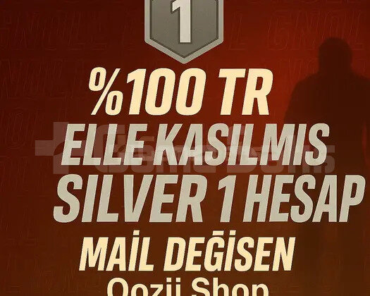 TR + SİLVER 1 + MAİL DEĞİŞEN +DÜŞÜK MMR !
