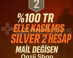 TR + SİLVER 2 + MAİL DEĞİŞEN +DÜŞÜK MMR !