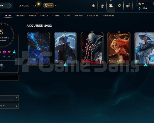 TR Unranked | 5 Kostüm - 25 Hero | LoL Hesap