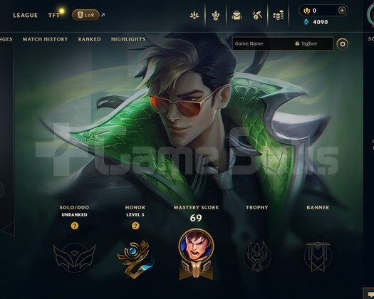 EUW Unranked | 4 Kostüm - 33 Hero | Dereceli Hazır