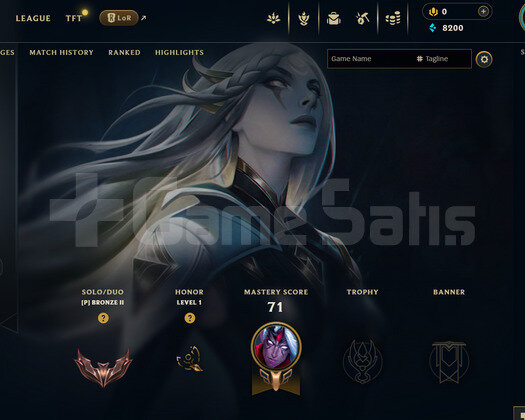 EUW Bronz 2 | 1 Kostüm - 23 Hero | LoL Hesap
