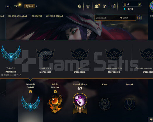 EUW HANDMADE PLAT 3/65WR/37K MAVİ ÖZ/TAKDİR5/8SKİN