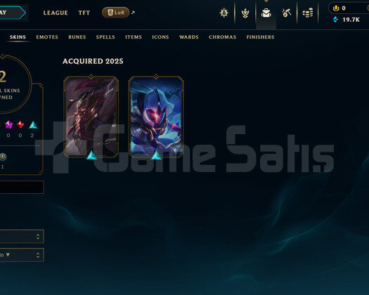 EUW Unranked | 2 Kostüm - 19K Mö | Dereceli Hazır
