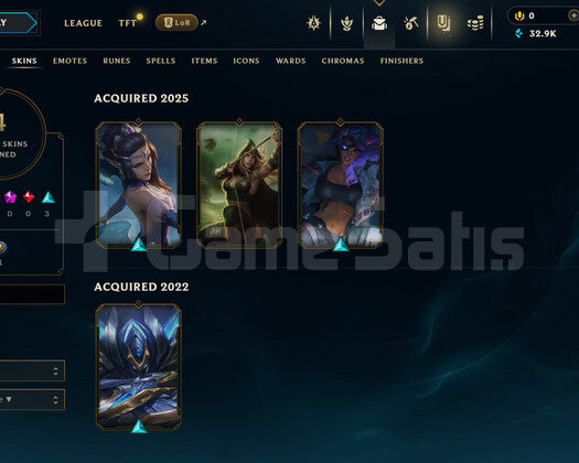 EUW Unranked | 4 Kostüm - 32K Mö | LoL Hesap
