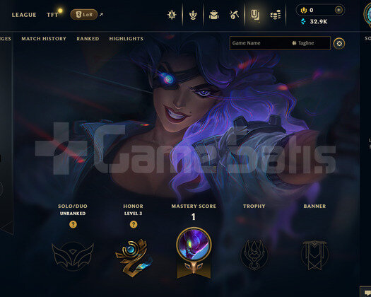 EUW Unranked | 4 Kostüm - 32K Mö | LoL Hesap
