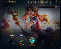 EUW Unranked | 3 Kostüm - 30K Mö | LoL Hesap