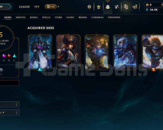EUW Gold 3 | 5 Kostüm - 24K Mö | LoL Hesap