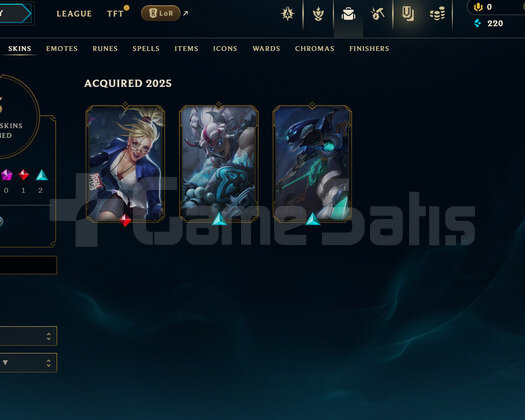 EUW Unranked | 3 Kostüm - 41 Hero | LoL Hesap