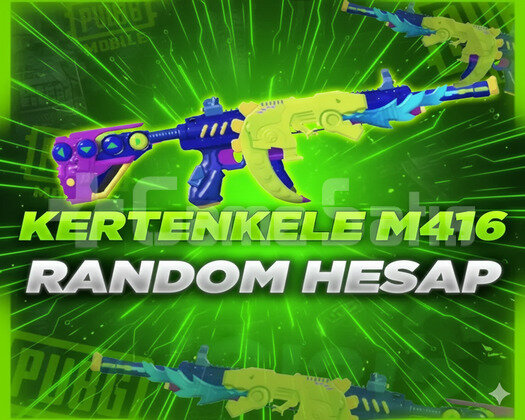| ÖZEL STOK | KERTENKELE M416 RANDOM HESAP BOŞ YOK