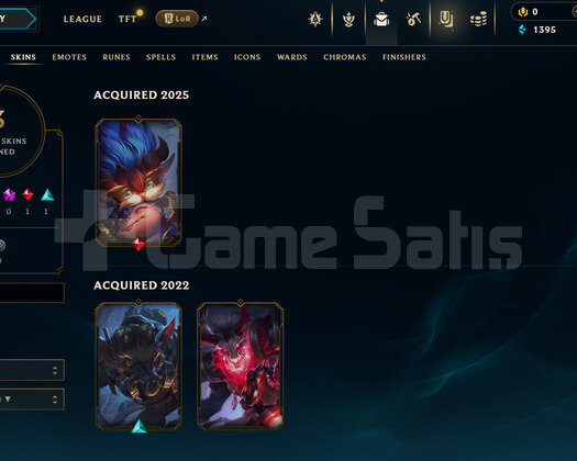 EUW Unranked | 3 Kostüm - 31 Hero | LoL Hesap