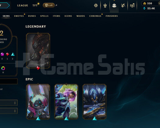 EUW Silver 2 | 12 Kostüm - 330 Rp | LoL Hesap