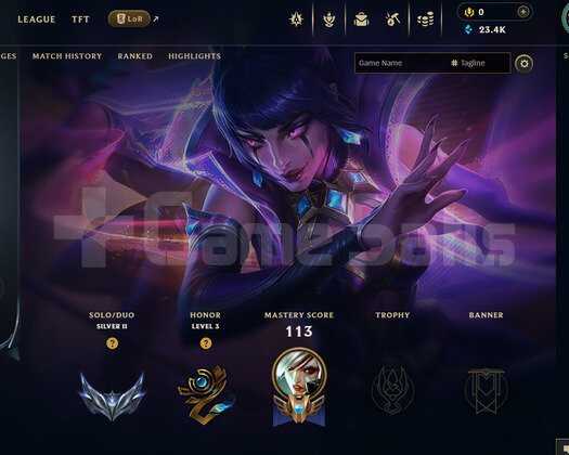 EUW Silver 2 | 3 Kostüm - 23K Mö | LoL Hesap