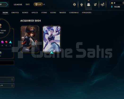 EUW Silver 1 | 2 Kostüm - 12K Mö | LoL Hesap