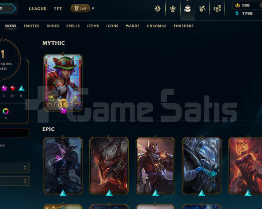 EUW Silver 1 | 11 Kostüm - 42 Hero | LoL Hesap