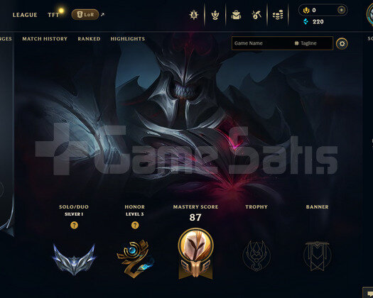 EUW Silver 1 | 5 Kostüm - 36 Hero | LoL Hesap