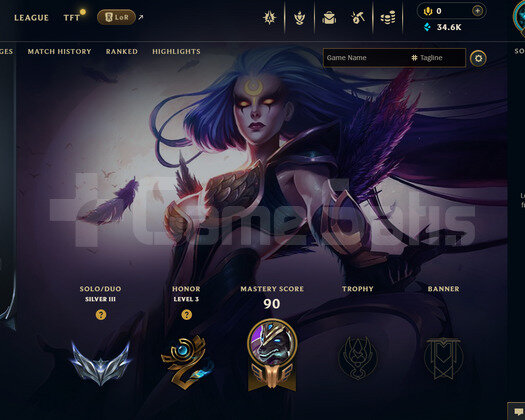 TR Silver 3 | 1 Kostüm - 34K Mö | LoL Hesap