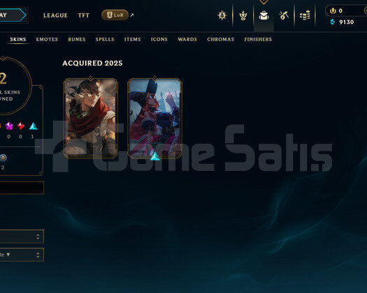 TR Esnek Plat 2 | 2 Kostüm - 20 Hero | LoL Hesap