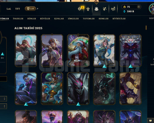 İLK SAHİBİNDEN 1082 LVL FULL+ FULL HESAP