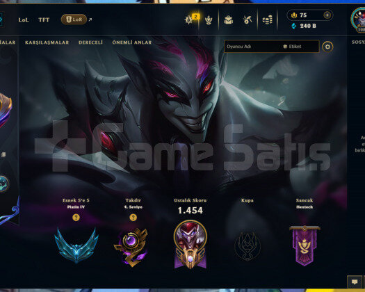 İLK SAHİBİNDEN 1082 LVL FULL+ FULL HESAP