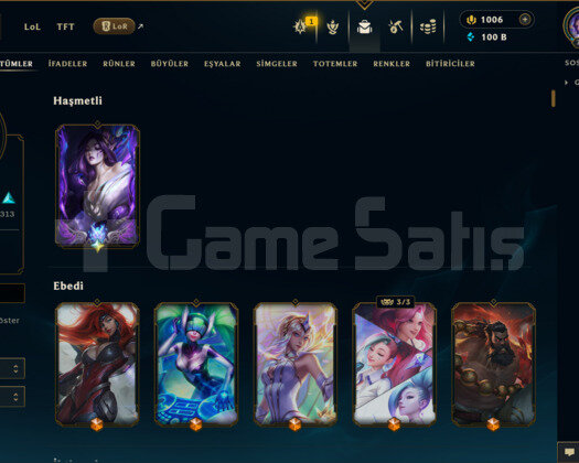 EUW | 590 SKİN | ALTIN 1