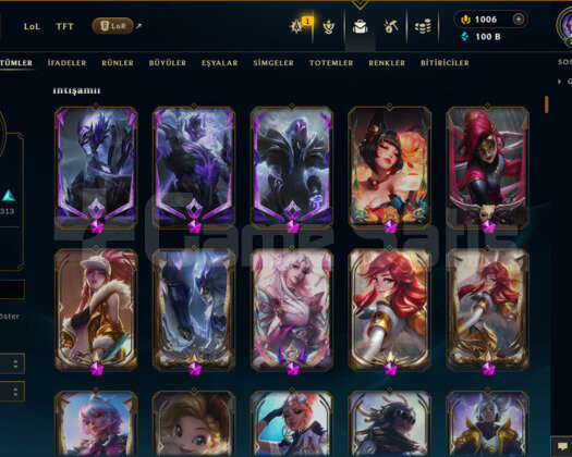 EUW | 590 SKİN | ALTIN 1