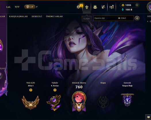 EUW | 590 SKİN | ALTIN 1