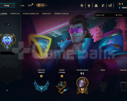 EUW PLAT4/3SKİN/ANINDA TESLİMAT