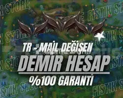 TR / DEMİR + MAİL DEĞİŞEN + GARANTİ