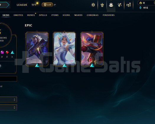 EUW Unranked | 3 Kostüm - 26 Hero | LoL Hesap