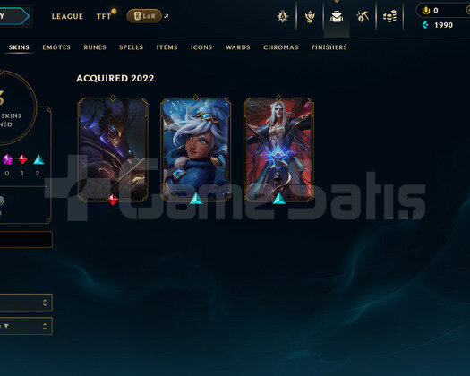 EUW Unranked | 3 Kostüm - 21 Hero | LoL Hesap