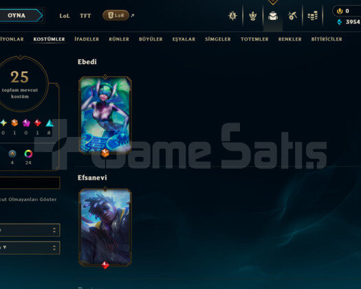 LEAGUE OF LEGENS EUW PLATİN SMURF SATILIK HESAP
