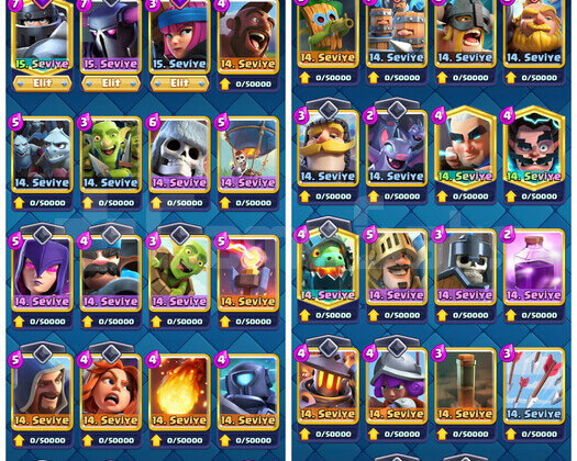53 LVL & 45 MAX KART | 109 EMOJİ - 10000 KUPA