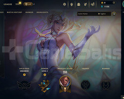 EUW Unranked | 1 Kostüm - 30 Hero | LoL Hesap