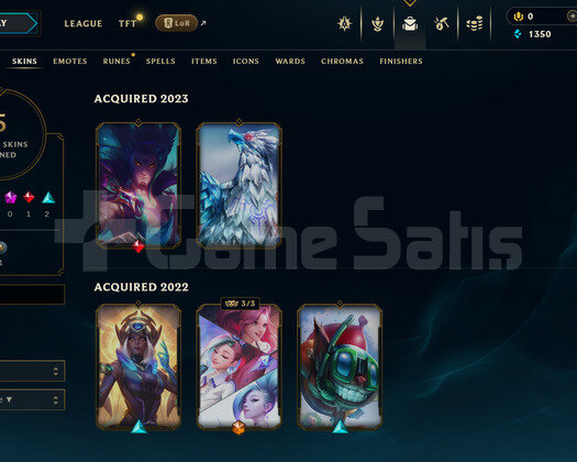 EUW Unranked | 5 Kostüm - 33 Hero | LoL Hesap