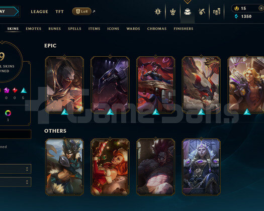EUW Unranked | 9 Kostüm - 45 Hero | Dereceli Hazır