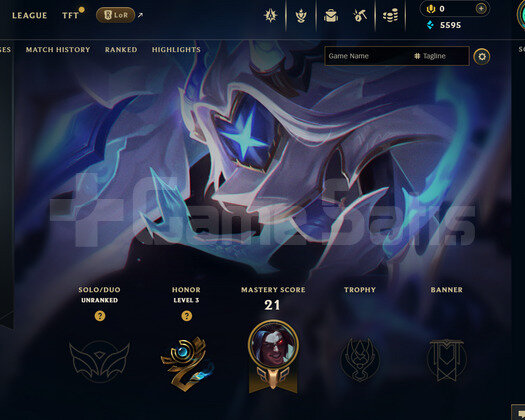 EUW Unranked | 4 Kostüm - 26 Hero | LoL Hesap